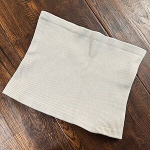 Intimately Free People Grey Ribbed Tube Top Size M/L